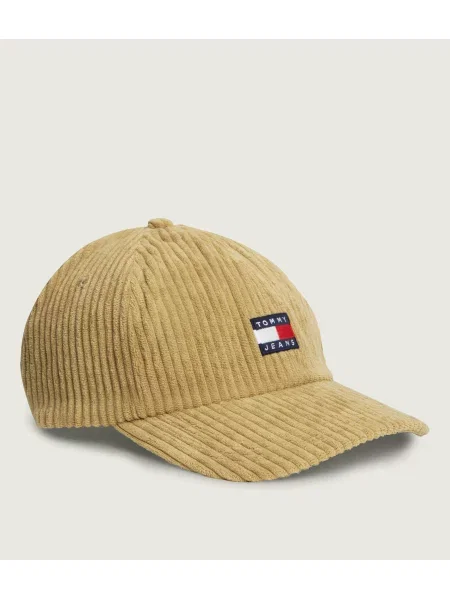 Tommy Jeans Șapcă baseball Heritage | catifea reiată bej