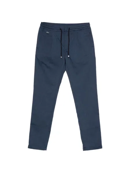 Kalhoty Sartoria Tramarossa se stahovací šňůrkou modré