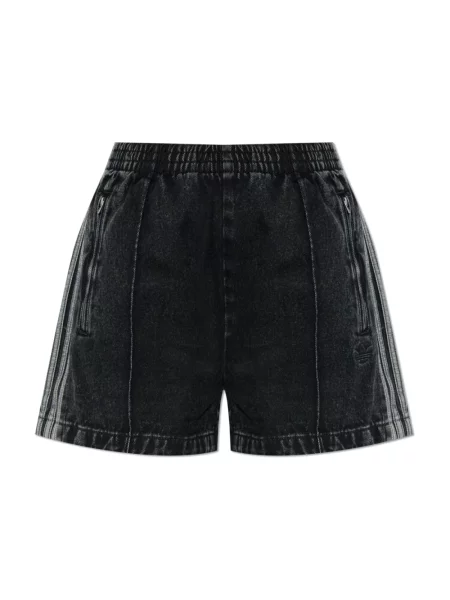 Adidas Szorty jeansowe adicolor Denim Firebird czarny