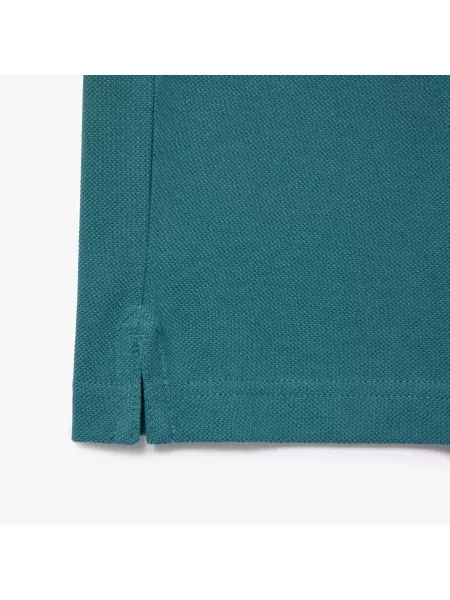 Lacoste Koszulka Polo Slim Fit Petit Piqué niebieska