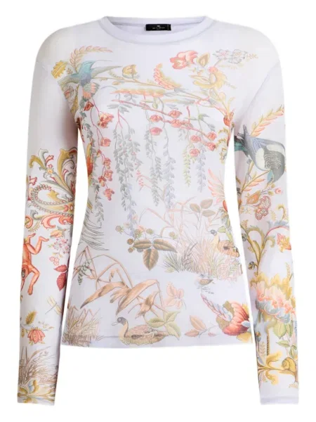 Top Etro alb