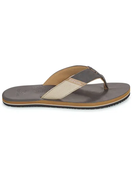 Nyitott lábujj twill oxford cipő Rip Curl barna
