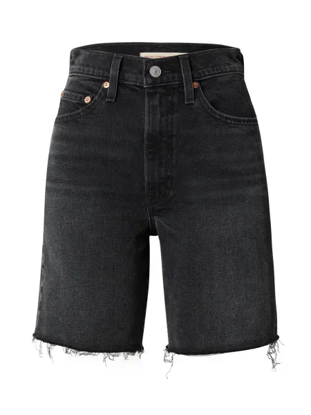 Levi's Rifľové krátke nohavice Levi's BERMUDA SHORT čierna