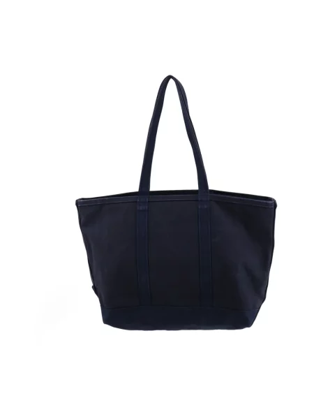Torba Polo Ralph Lauren płócienna niebieska