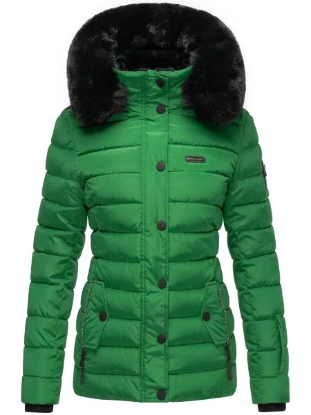 NAVAHOO Geacă de iarnă verde iarbă negru