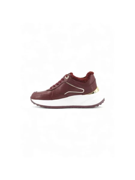 Guess sneakersy FARREA bordowy FLFRRE czerwone