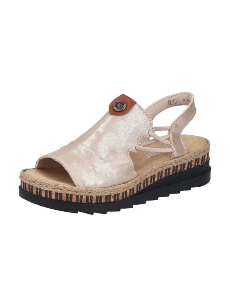 Rieker Sandale crem negru