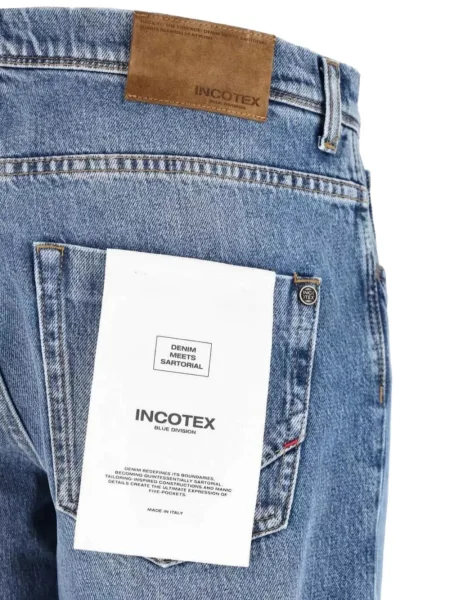 Traperice Incotex dizajn s pet džepova plava
