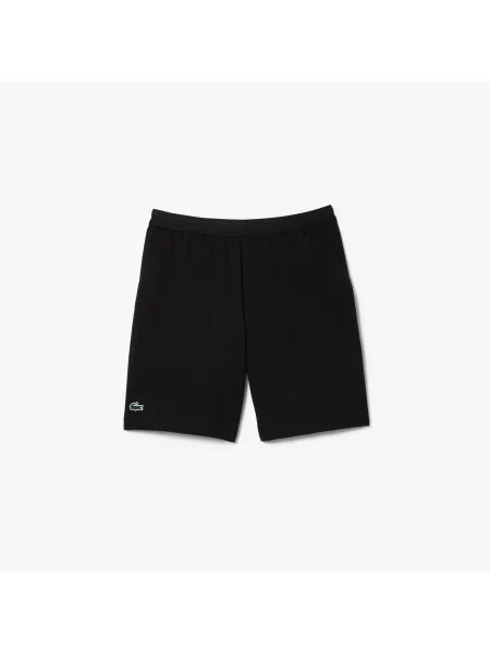 Lacoste Szorty Sportowe Ultra Dry I Regular Fit czarny