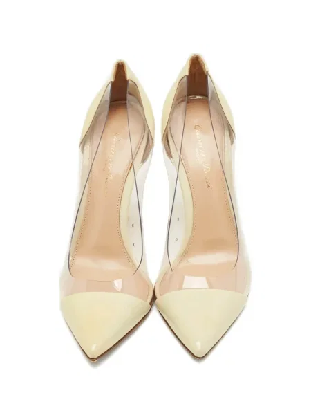Pantofi cu toc Gianvito Rossi din piele alb