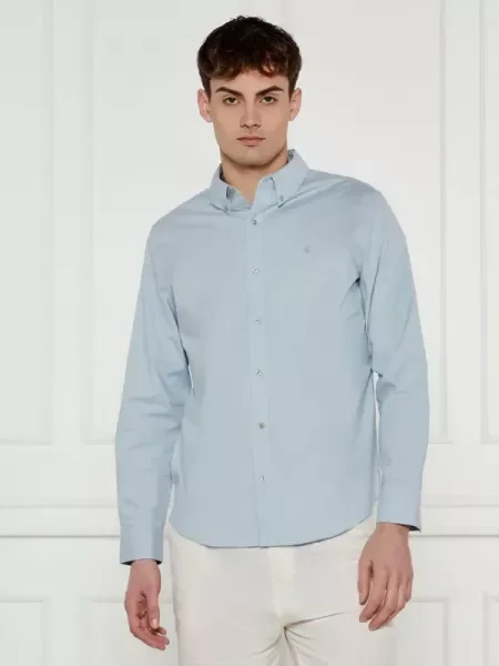 Calvin Klein Jeans Cămașă OXFORD albastru