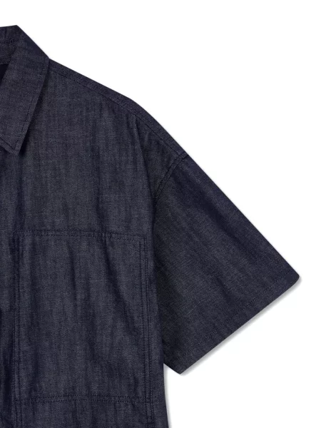 Rochie din denim Studio Tomboy până la genunchi de costum albastru