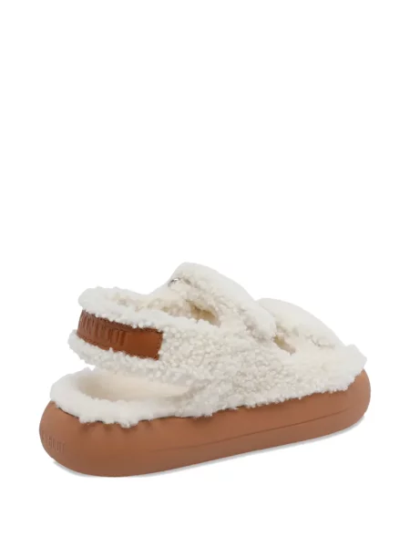 Sandale Moon Boot cu platformă alb