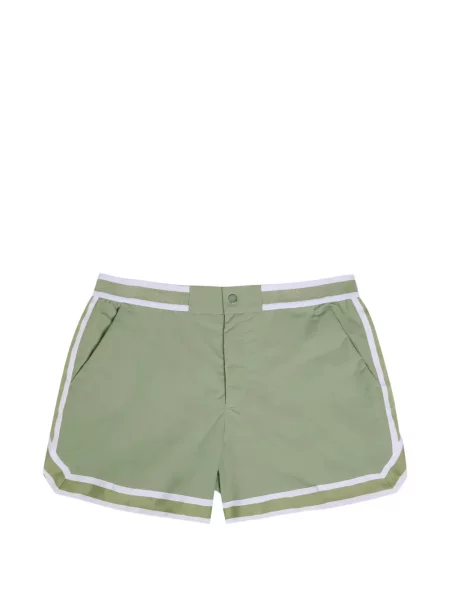 Slip de baie Ché cu dungi verde