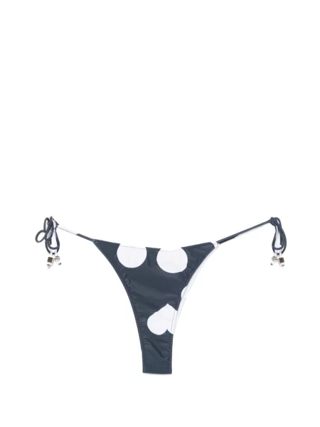 Bikini Jacquemus s printom s uzorkom srca veze plava