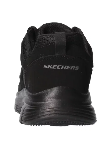 Členkové topánky Skechers čierna