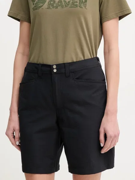 Outdoorové šortky Haglöfs Korp Lite medium waist černá