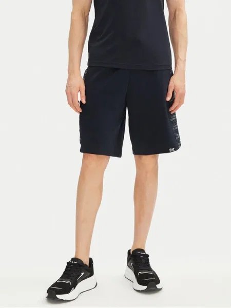 Emporio Armani Pantaloni scurți sport Bleumarin
