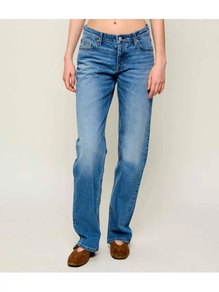 Tommy Jeans Blugi SOPHIE | Straight fit | low rise albastru