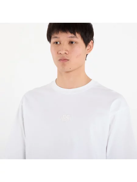 T-shirt Filling Pieces T-Shirt Boxy Embroidered White S biała