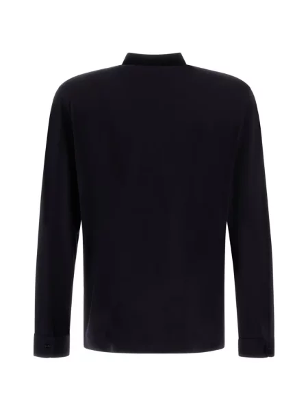 Lung tricou polo Herno negru