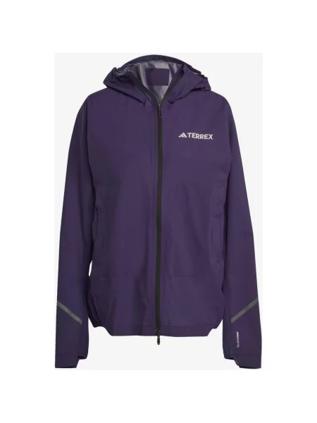 Kurtka z kapturem adidas Terrex Xperior Layer Light CLIMAPROOF XS fioletowy
