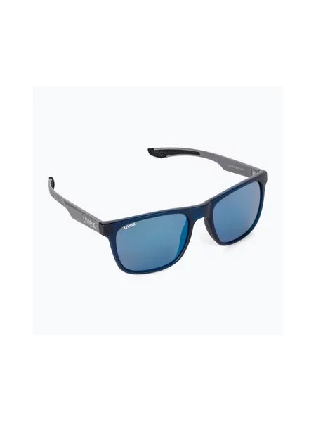 Окуляри сонячні UVEX Lgl 42 blue grey mat/mirror blue сірі