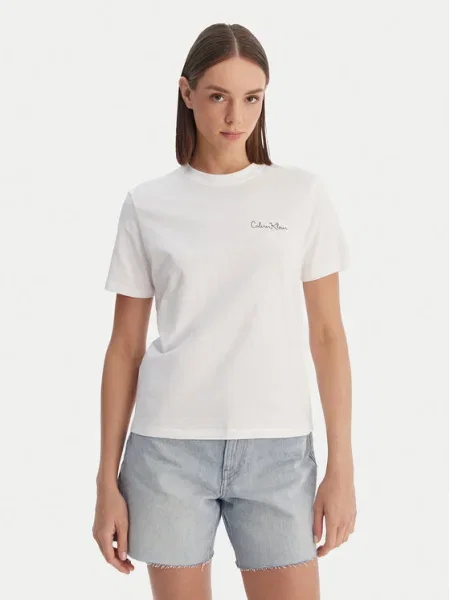 Calvin Klein Tricou Calvin Yaa alb