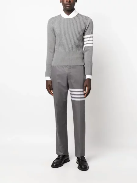 Megztas džemperis Thom Browne pilka