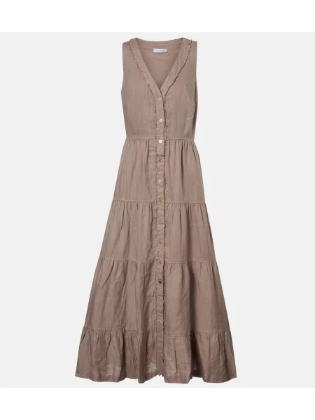 Rochie midi Heidi Klein de in până la genunchi de costum bej