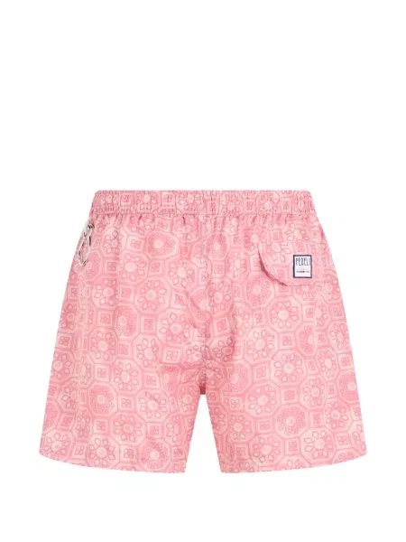 Slip de baie Fedeli cu model floral cu imagine roz