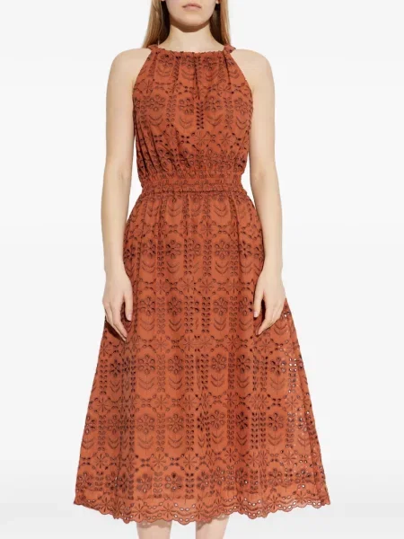 Rochie Ps Paul Smith cu broderie maro