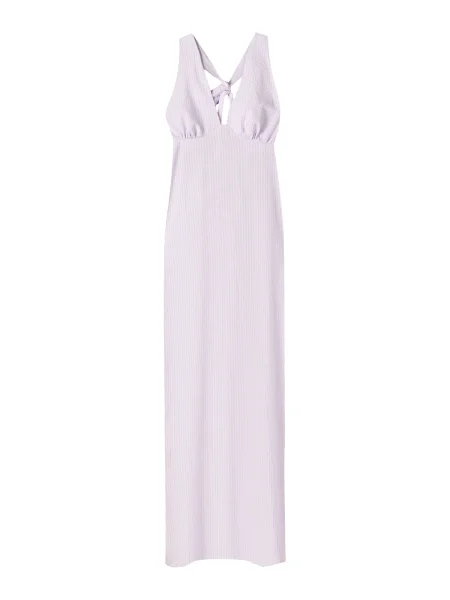 Bershka Rochie de vară mov pastel alb