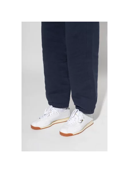 Sneakersy Lacoste skórzane białe