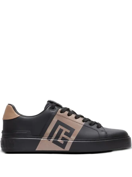 Sneakerși Balmain cu autograf negru