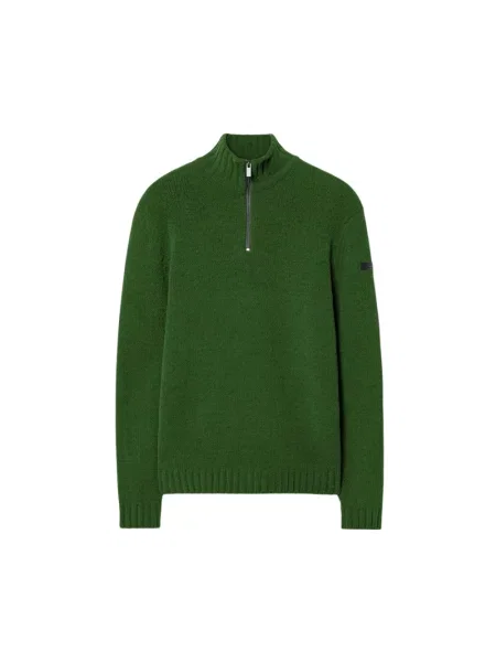Dzianinowy sweter Rrd zielony