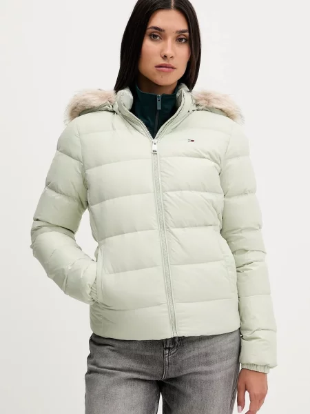 Tommy Jeans kurtka puchowa zielony