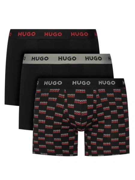 Hugo Boss Boxer Briefs Design Black S czarne