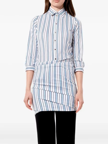 Cămașă Balenciaga drapată negru