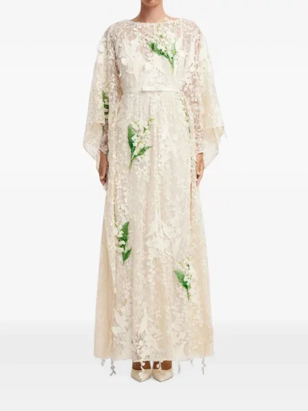 Rochie maxi Leo Lin cu model floral