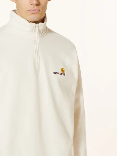 Bluza z kołnierzem model ‘AMERICAN SCRIPT’ Carhartt Work In Progress beżowa