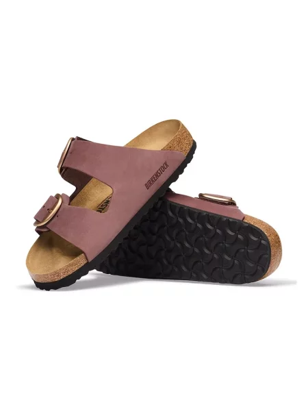 Кожаные шлепанцы Birkenstock с пряжкой
