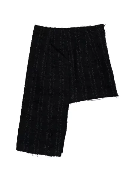 Fusta mini Vetements din tweed negru