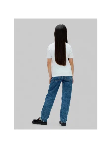 Calvin Klein Jeans Tričko světle šedá / černá bílá