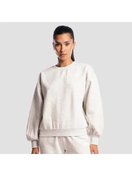 Bluza fitness oversize Base szara