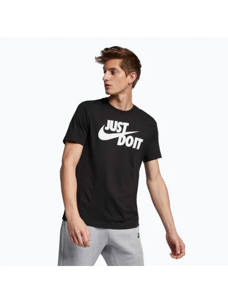 Tricou pentru bărbați Nike Sportswear JDI black/white alb