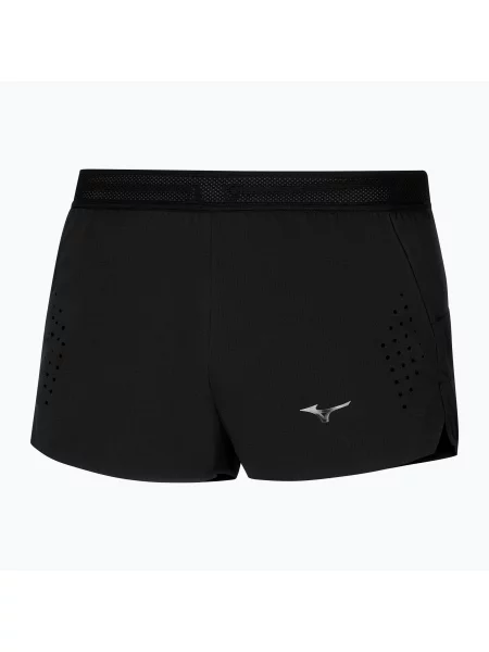 Шорти для бігу Mizuno Tech Light Split black чорні