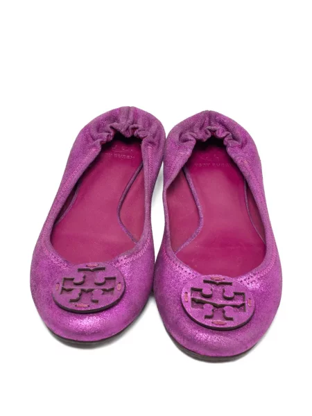 Balerini Tory Burch cu autograf roz