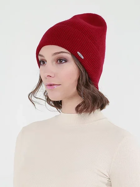 Шапка Luckylook бордовая