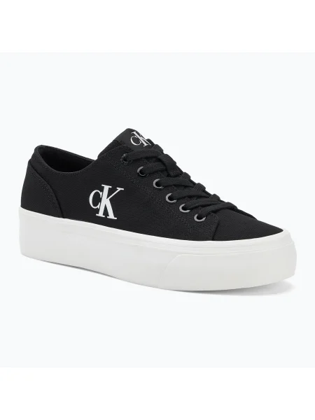 Calvin Klein Jeans Nízke tenisky / biela čierna